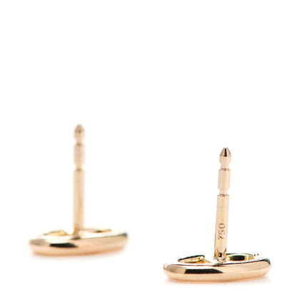 Hermes 18K Rose Gold TPM Farandole Stud Earrings 3 of 6