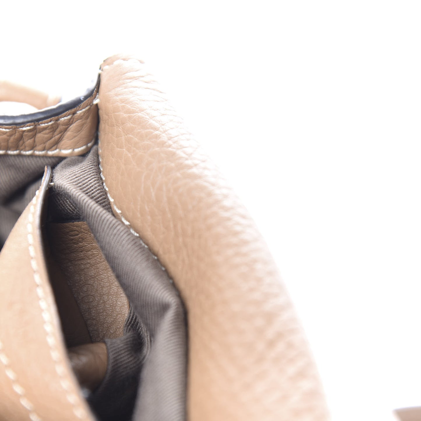 Calfskin Mini Marcie Round Crossbody Bag Nut