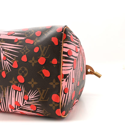Louis Vuitton Monogram Jungle Dots Speedy 30 Sugar Pink Poppy 10 of 10