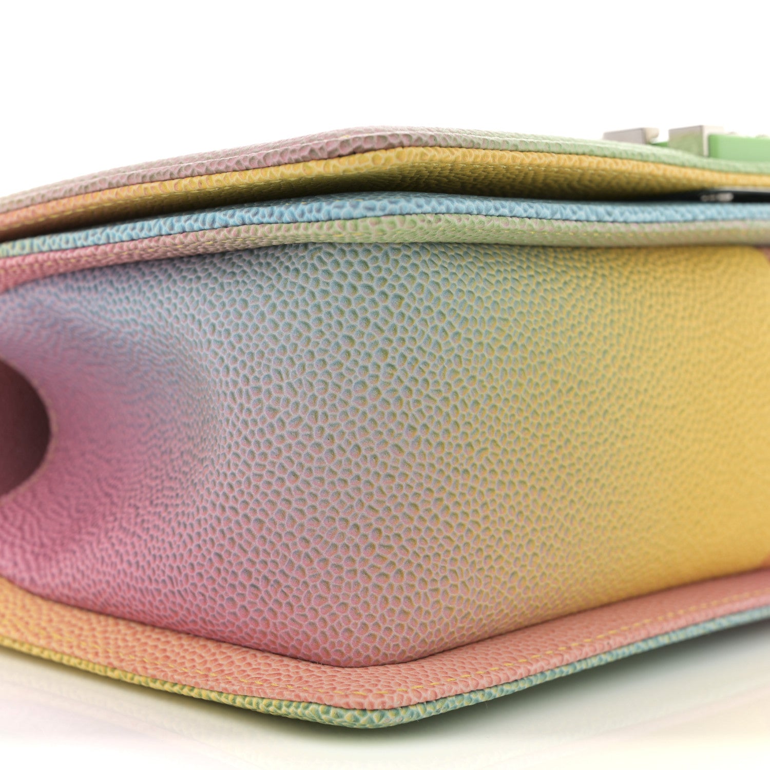 Chanel Caviar Quilted Medium Cuba Rainbow Boy Flap Multicolor 9 of 10