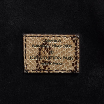 Louis Vuitton Monogram Python Suede Embossed Whisper GM Khol 7 of 7