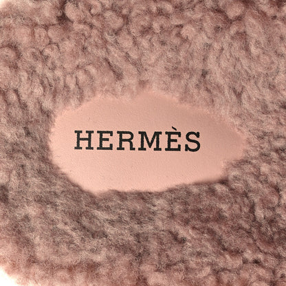 Hermes Woolskin Womens Chypre Sandals 41 Sandalwood 7 of 8