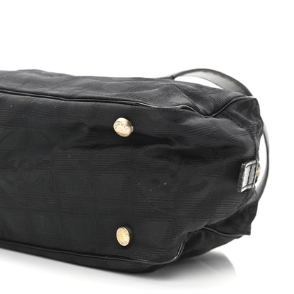 Chanel Nylon Travel Bowler Black 10 of 15