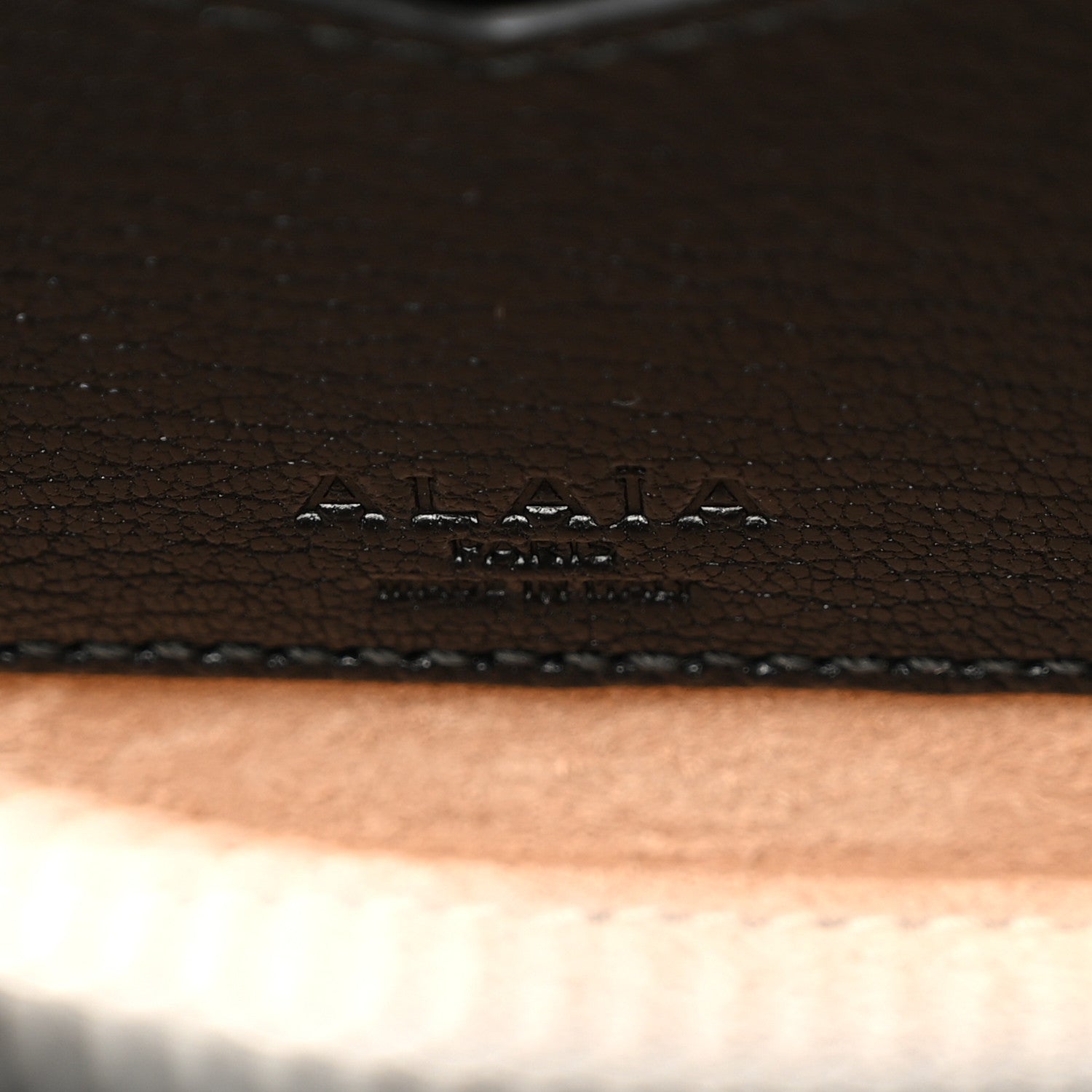 Alaia Goatskin Medium Le Teckel Bag Black 7 of 10