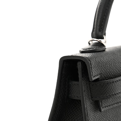 Hermes Epsom Mini Kelly Sellier 20 Black 11 of 12