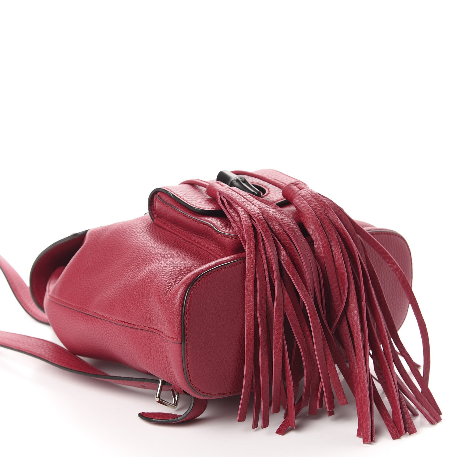 Gucci Cellarius Calfskin Small Bamboo Backpack Petunia 3 of 9