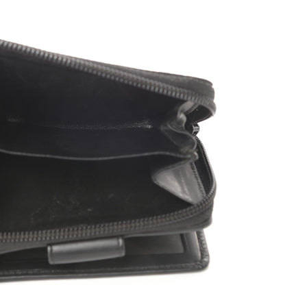 Gucci Monogram Zip Around Coin Wallet Black 6 of 15