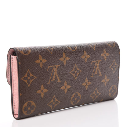 Louis Vuitton Monogram Emilie Wallet Rose Ballerine 3 of 9