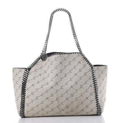 Stella McCartney Canvas Logo Falabella Reversible Tote Sand 2 of 20