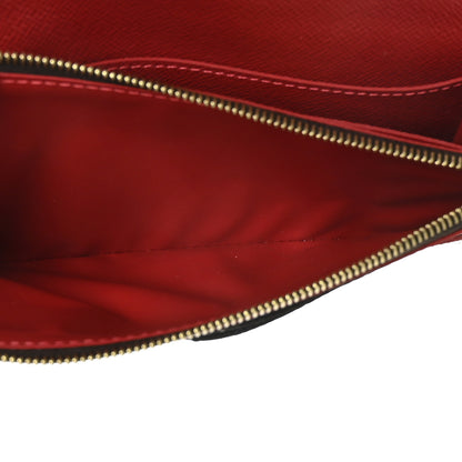 Louis Vuitton Damier Ebene Caissa Wallet Cherry 7 of 8