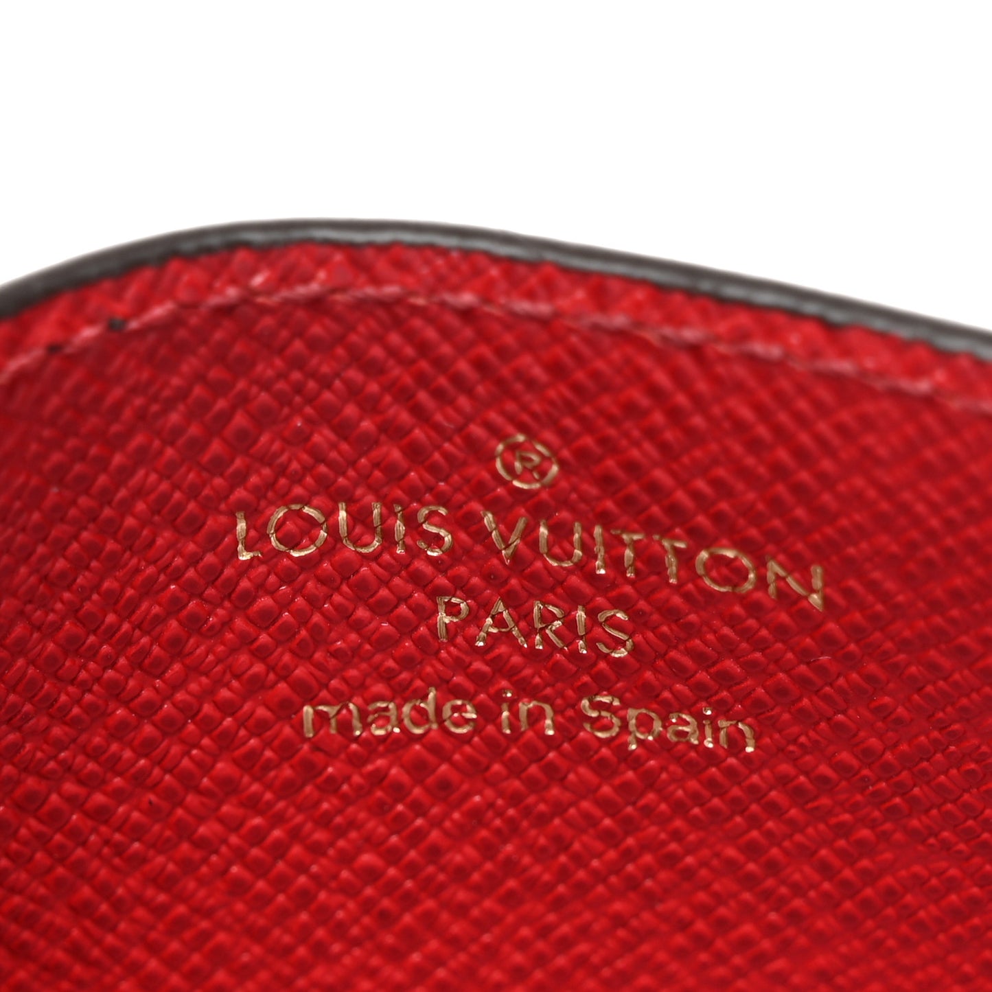Calfskin Monogram Kimono Tote Card Holder Cherry