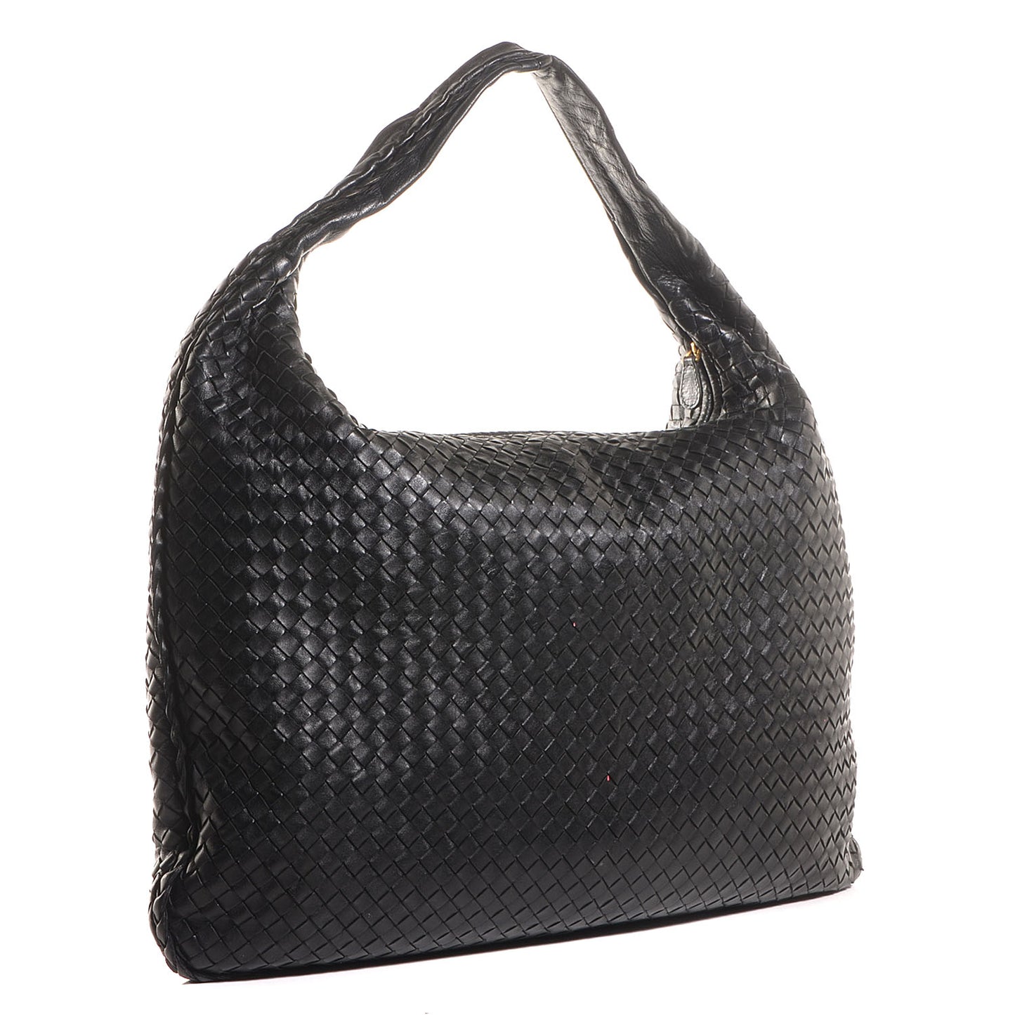 Nappa Intrecciato Maxi Veneta Hobo Nero Black