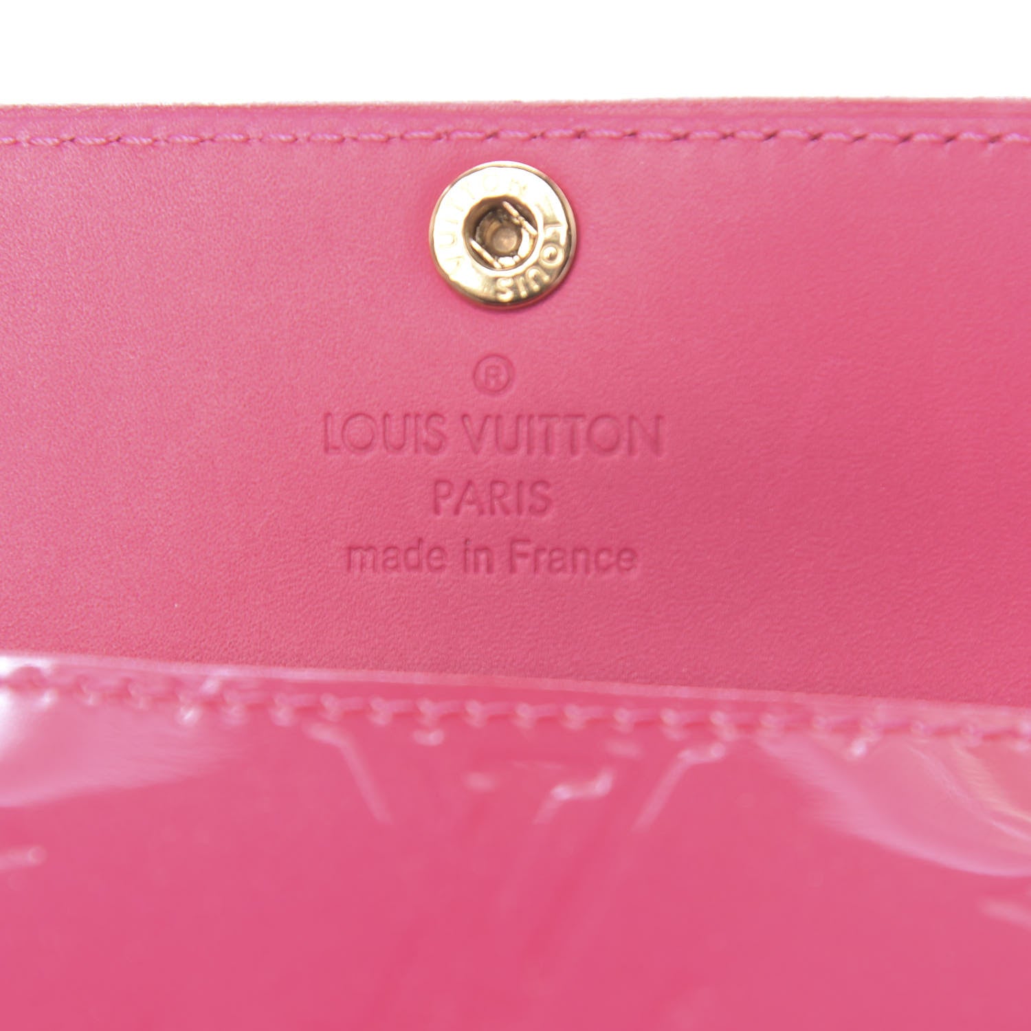 Louis Vuitton Vernis Ludlow Wallet Rose Pop 6 of 8