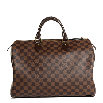 Louis Vuitton Damier Ebene Speedy 35 1 of 8