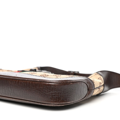 Gucci Monogram Web Jackie O Hobo Dark Brown 10 of 12