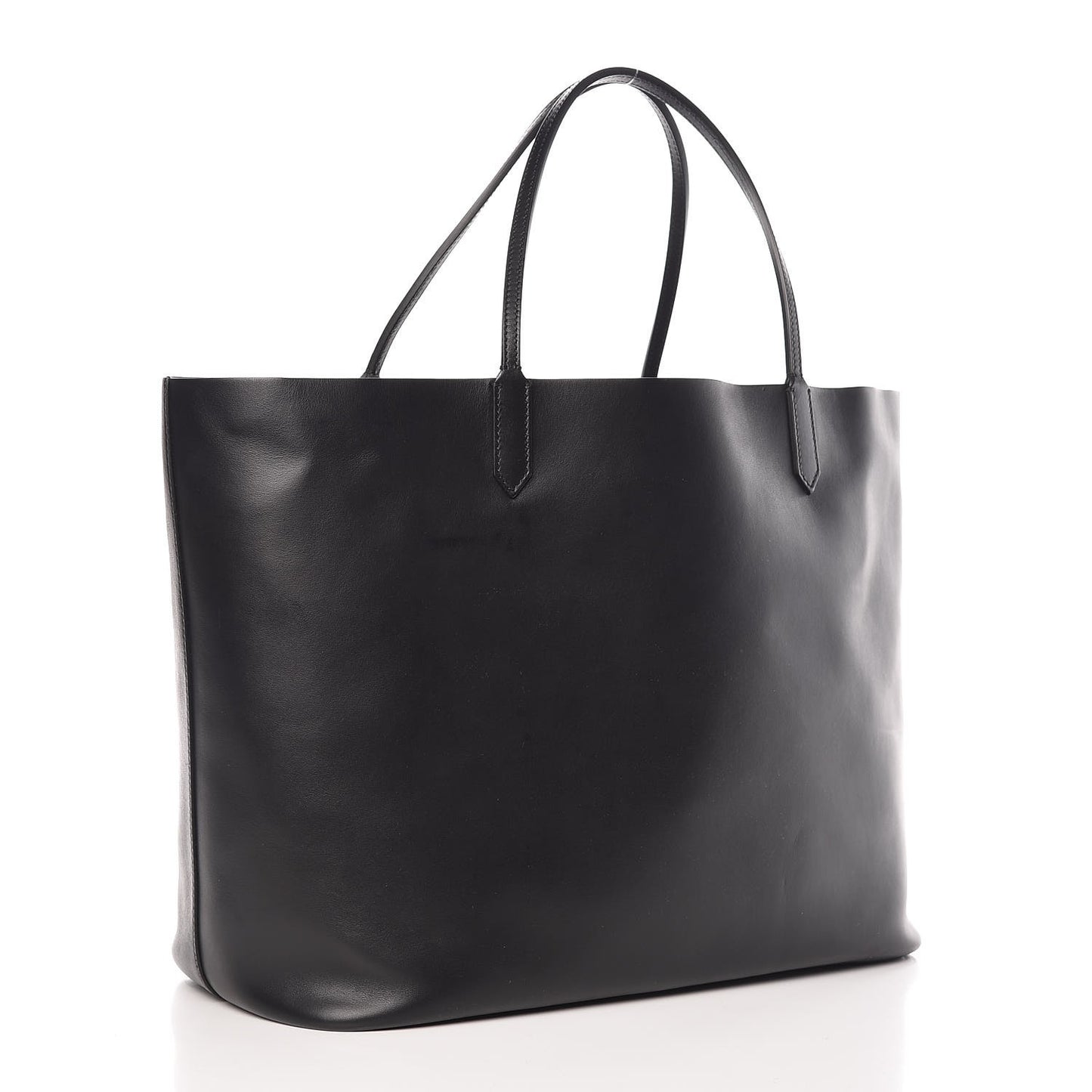 Calfskin Gothic Large Antigona Tote Black
