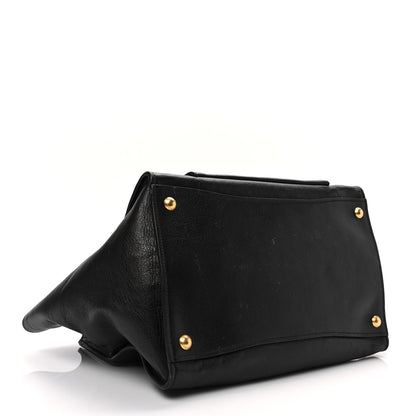 Prada City Calf Front Pocket Tote Black 3 of 7