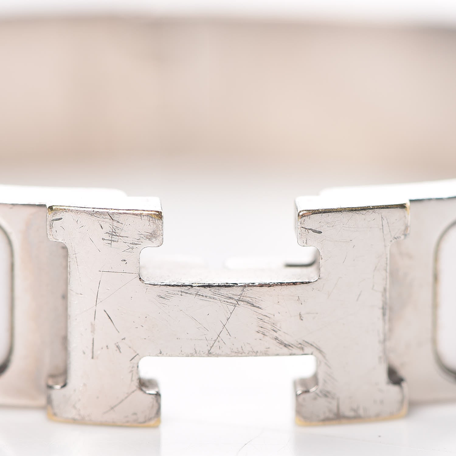 Hermes Enamel Narrow Clic Clac H Bracelet PM White 7 of 14