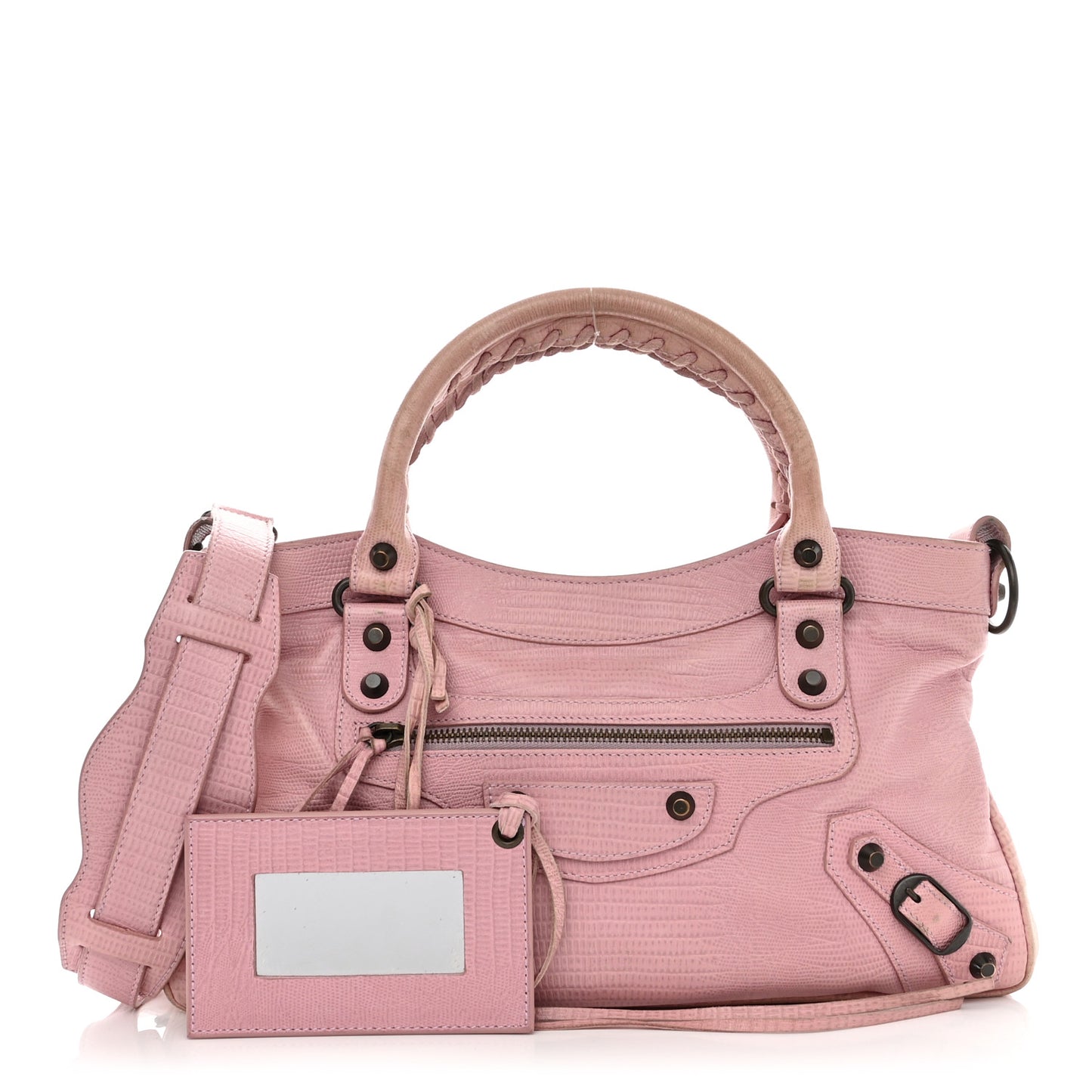 Lizard Embossed Classic Hardware First Parme