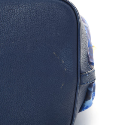 Louis Vuitton Nylon Monogram Ikat Noefull MM Grand Blue 13 of 22
