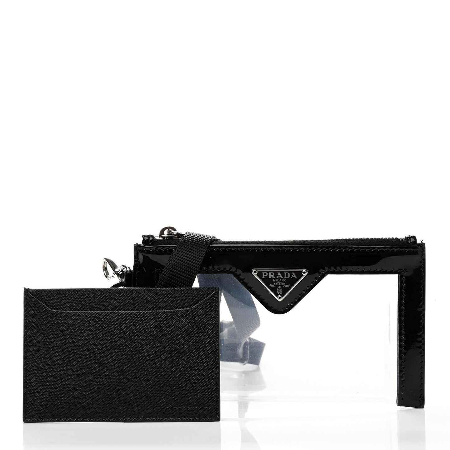 Vernice PVC Card Holder Black
