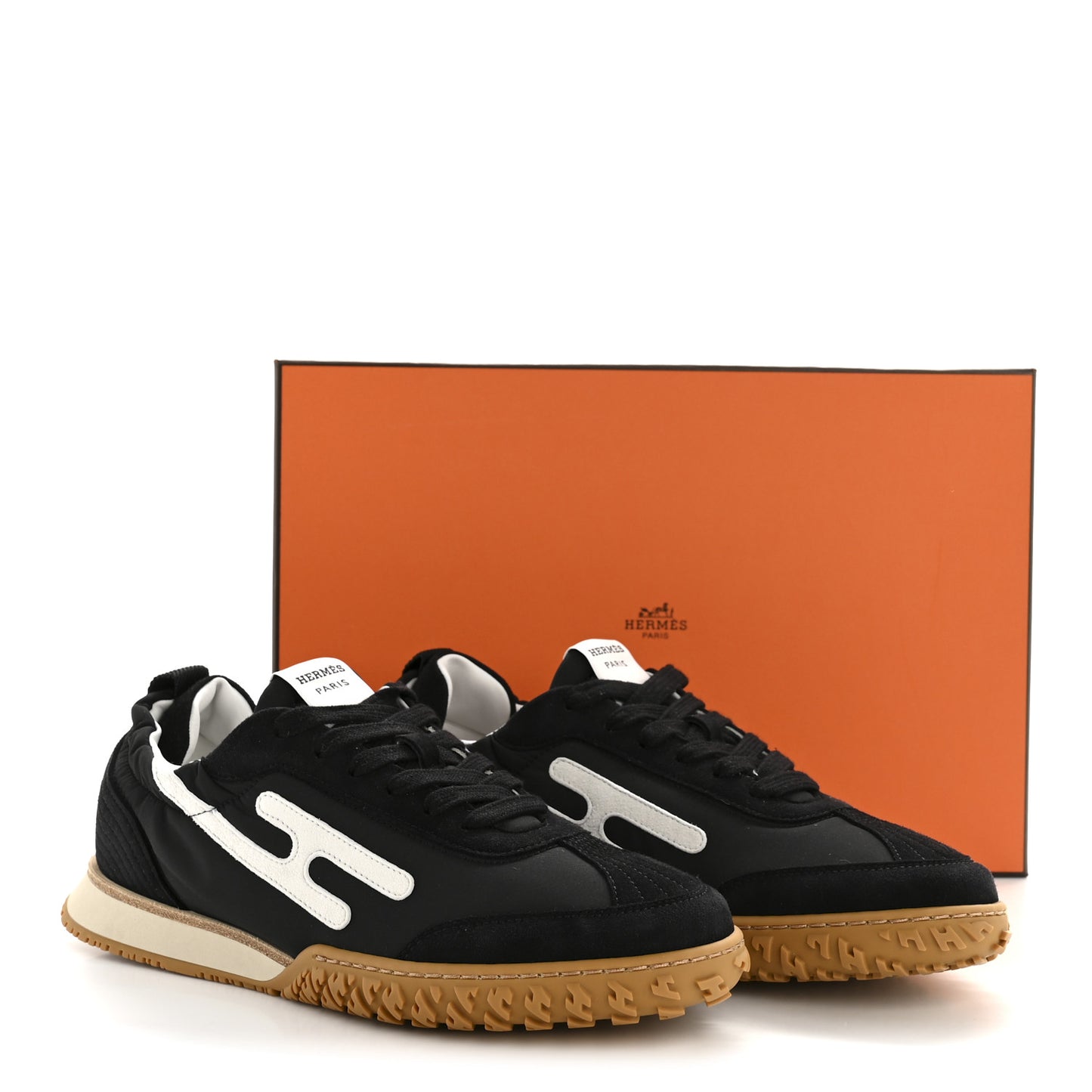 Nappa Suede Goatskin Jet Sneakers 38 Black