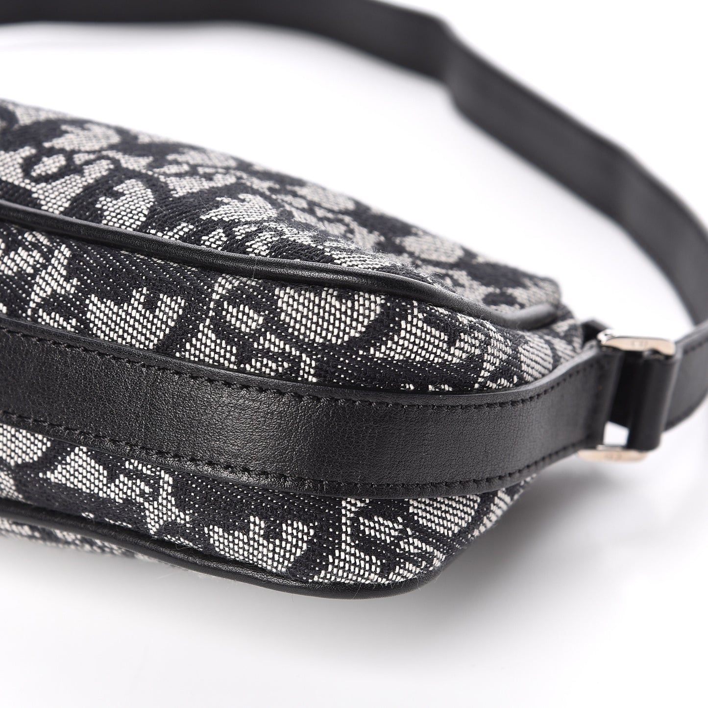 Monogram Shoulder Bag Black
