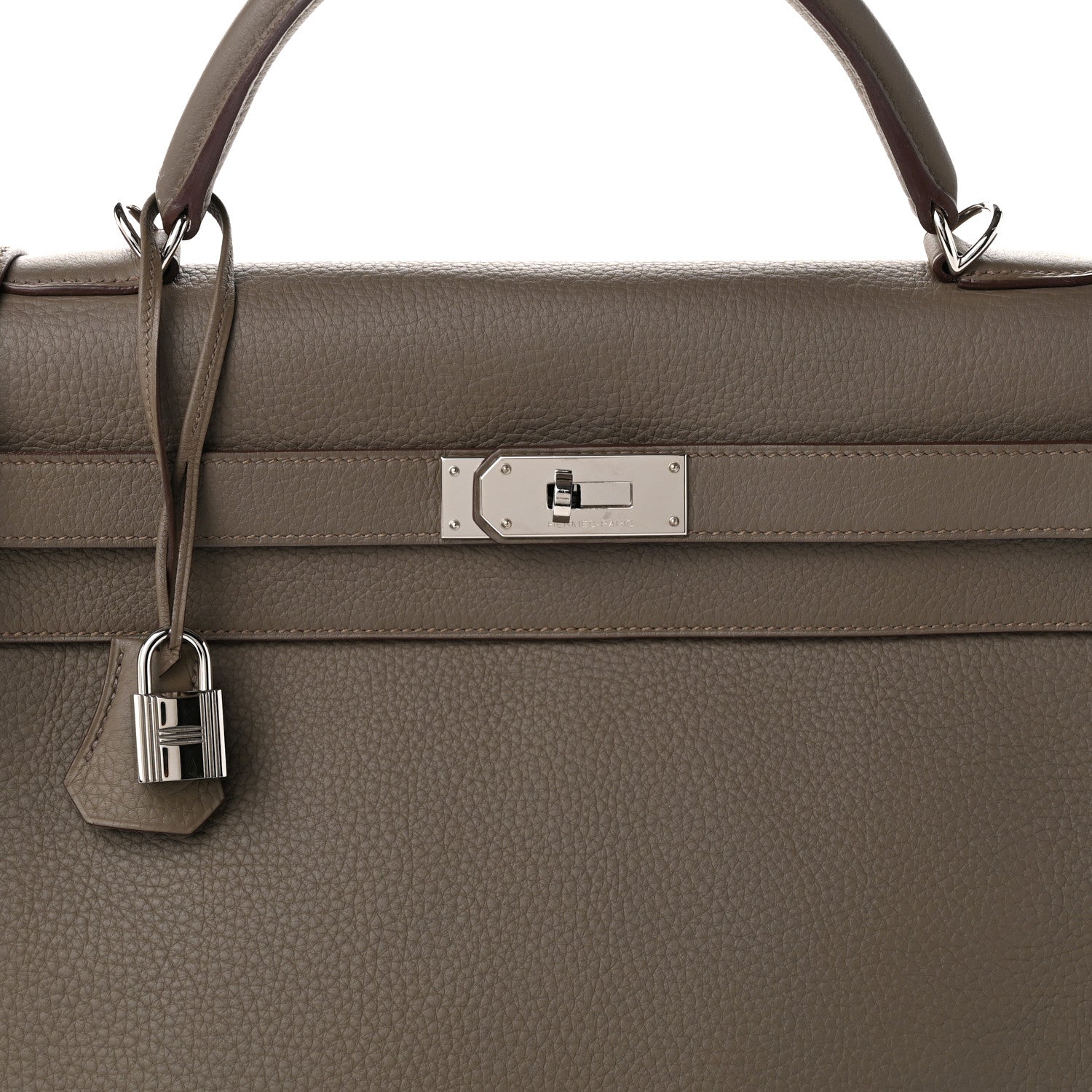 Hermes Togo Kelly Retourne 40 Etain 8 of 11