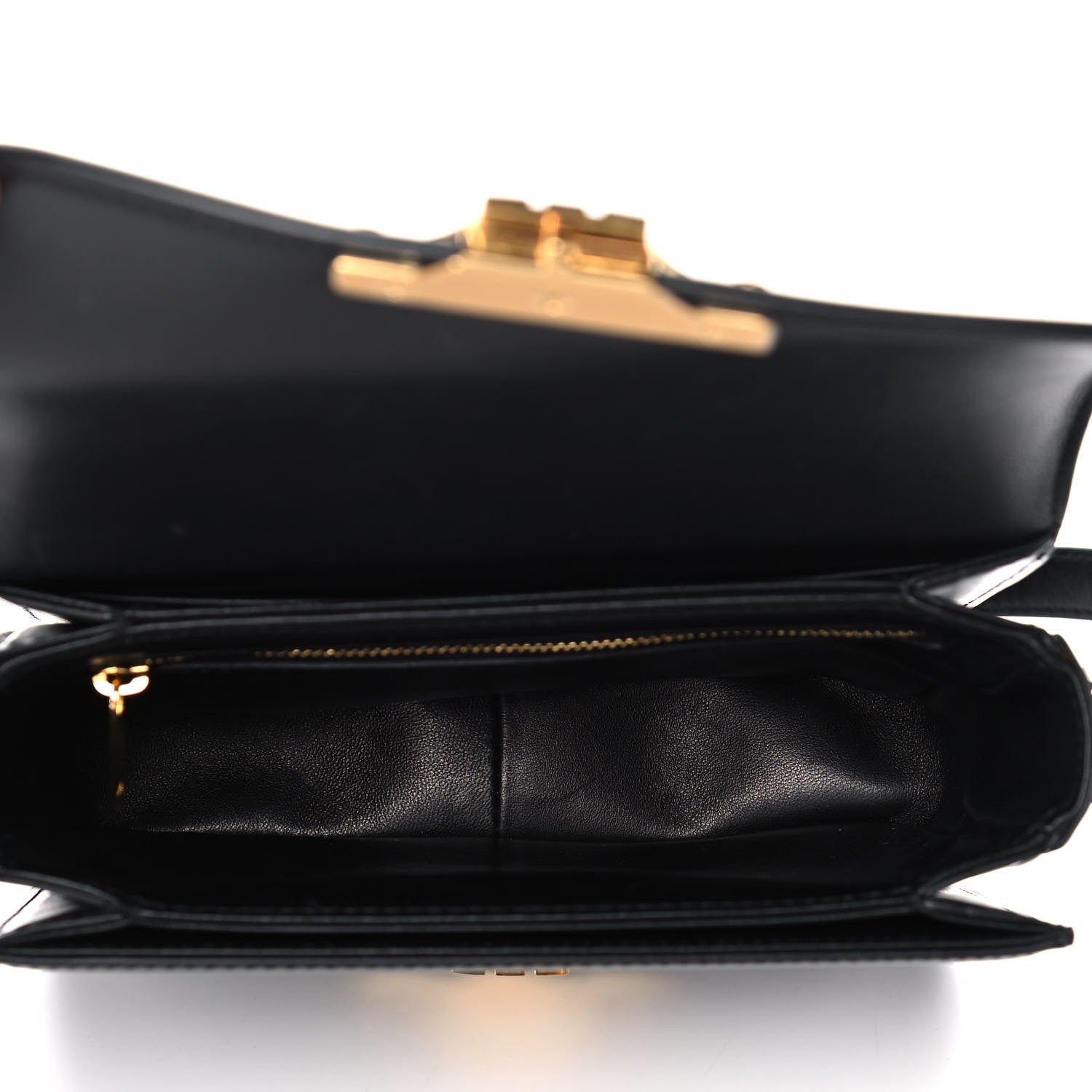 Celine Shiny Calfskin Small Triomphe Black 5 of 15