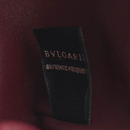 Bulgari Nappa Serpentine Clutch With Strap Pink 7 of 13