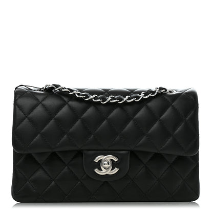 Chanel Lambskin Quilted Small Double Flap Black 1 of 11
