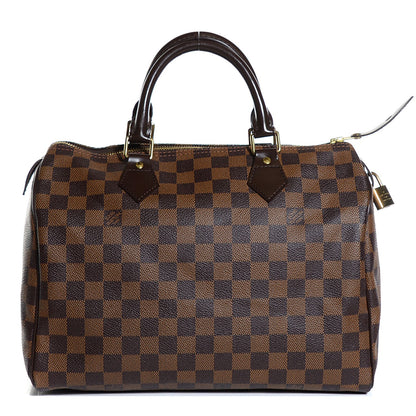 Louis Vuitton Damier Ebene Speedy 30 1 of 7