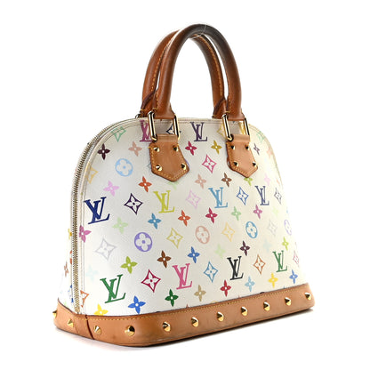 Louis Vuitton Monogram Multicolor Alma White 3 of 21
