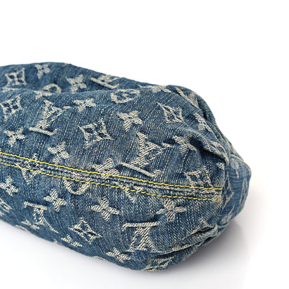 Louis Vuitton Monogram Denim Pleaty Blue 8 of 10