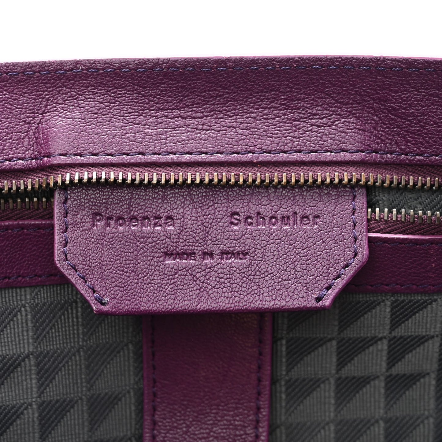 Lambskin Medium PS1 Satchel Purple Rain