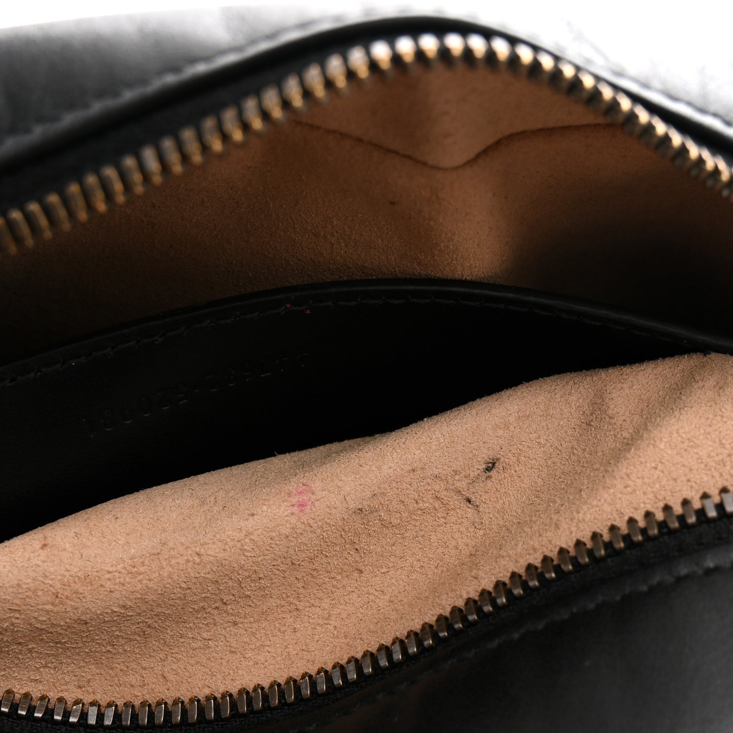 Calfskin Matelasse Small GG Marmont Chain Shoulder Bag Black