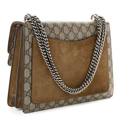 Gucci GG Supreme Monogram Medium Dionysus Shoulder Bag Taupe 3 of 10