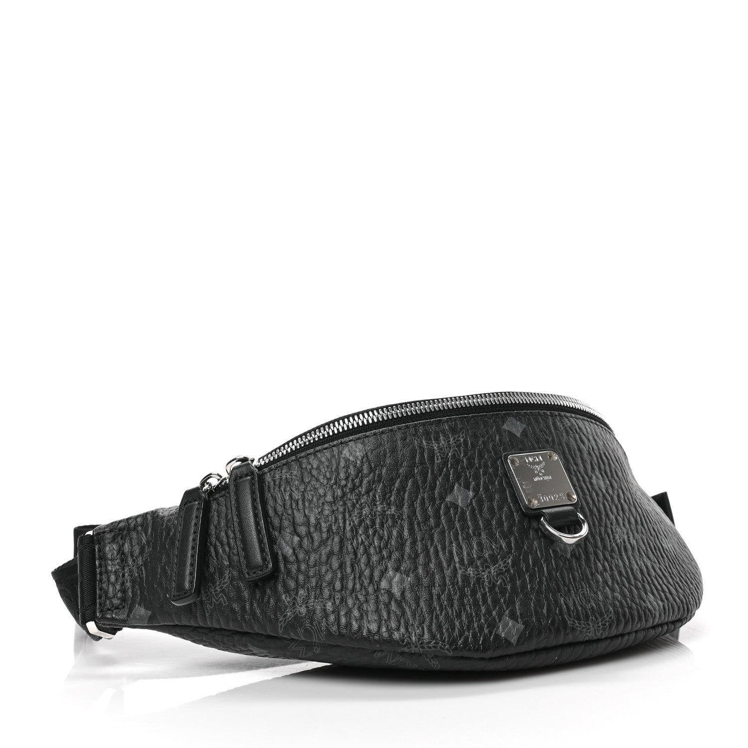 MCM Visetos Small Stark Belt Bag Black 4 of 8