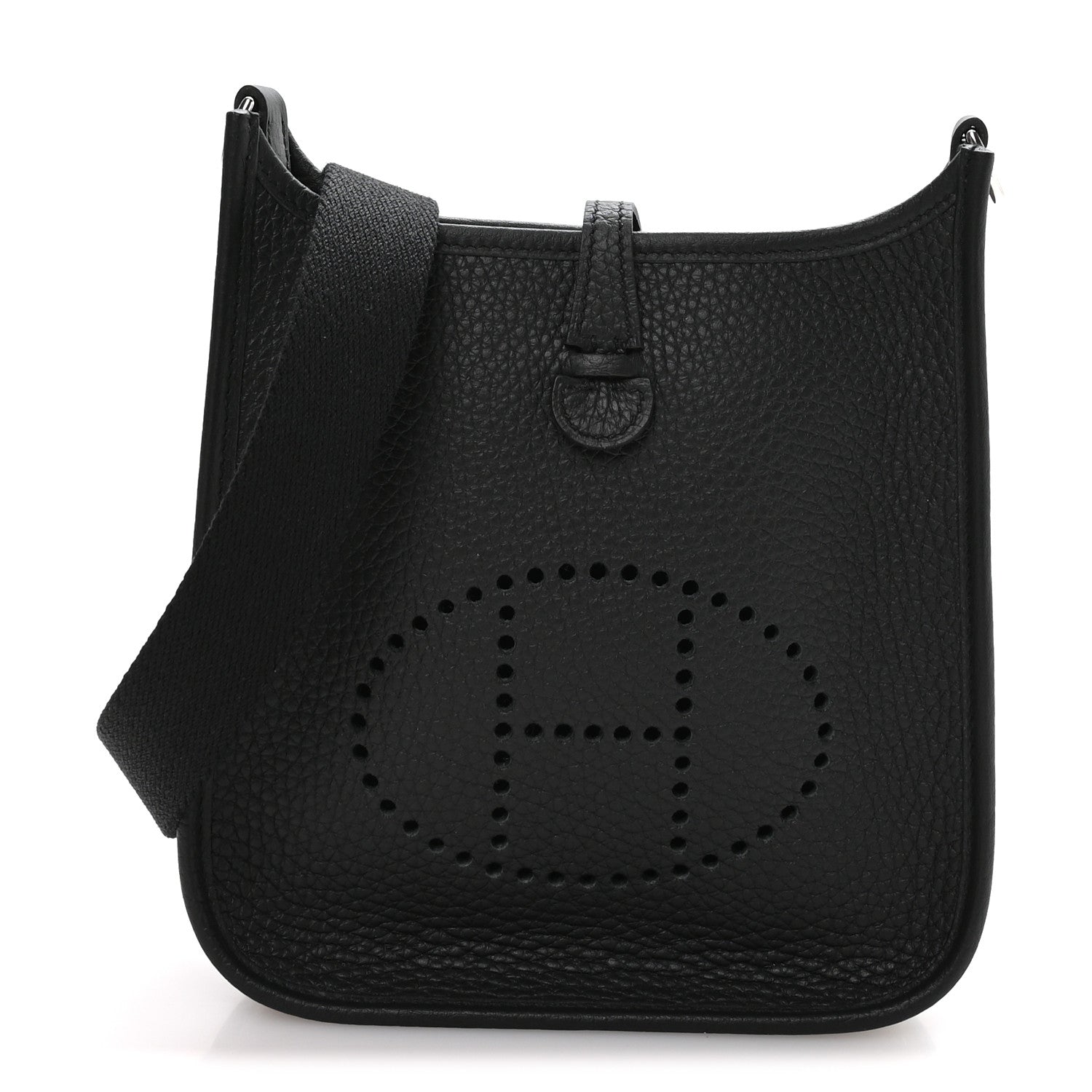 Hermes Taurillon Clemence Evelyne TPM Black 1 of 10
