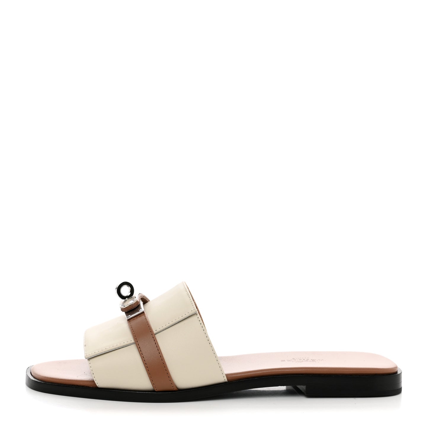 Calfskin Giulia Sandals 37 Beige Glaise Rose Perle