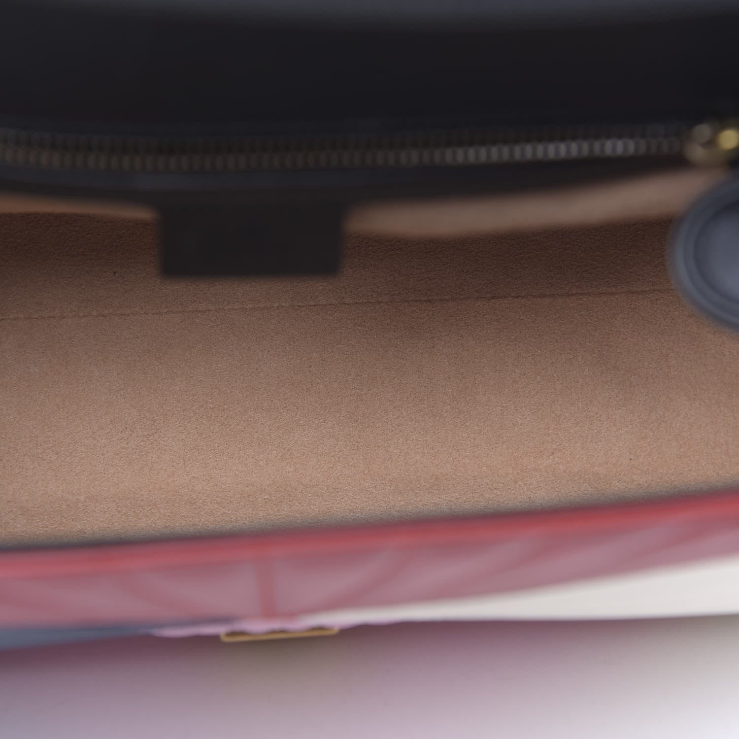 Gucci Calfskin Bamboo Trapuntata Queen Margaret Top Handle Bag Blue Agata Hibiscus Red Mystic White Sugar Pink 5 of 11