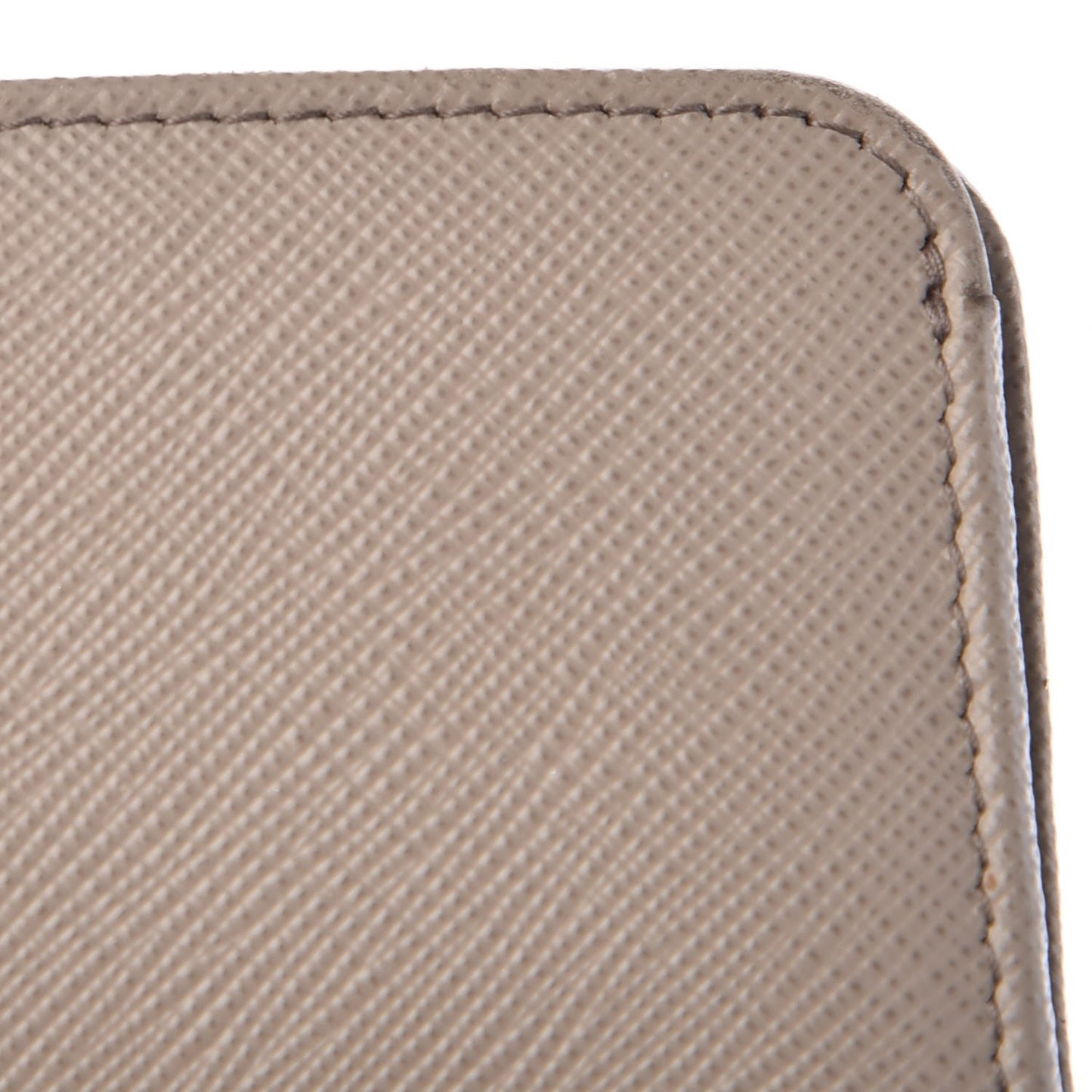 Saffiano Metal Compact Wallet Argilla