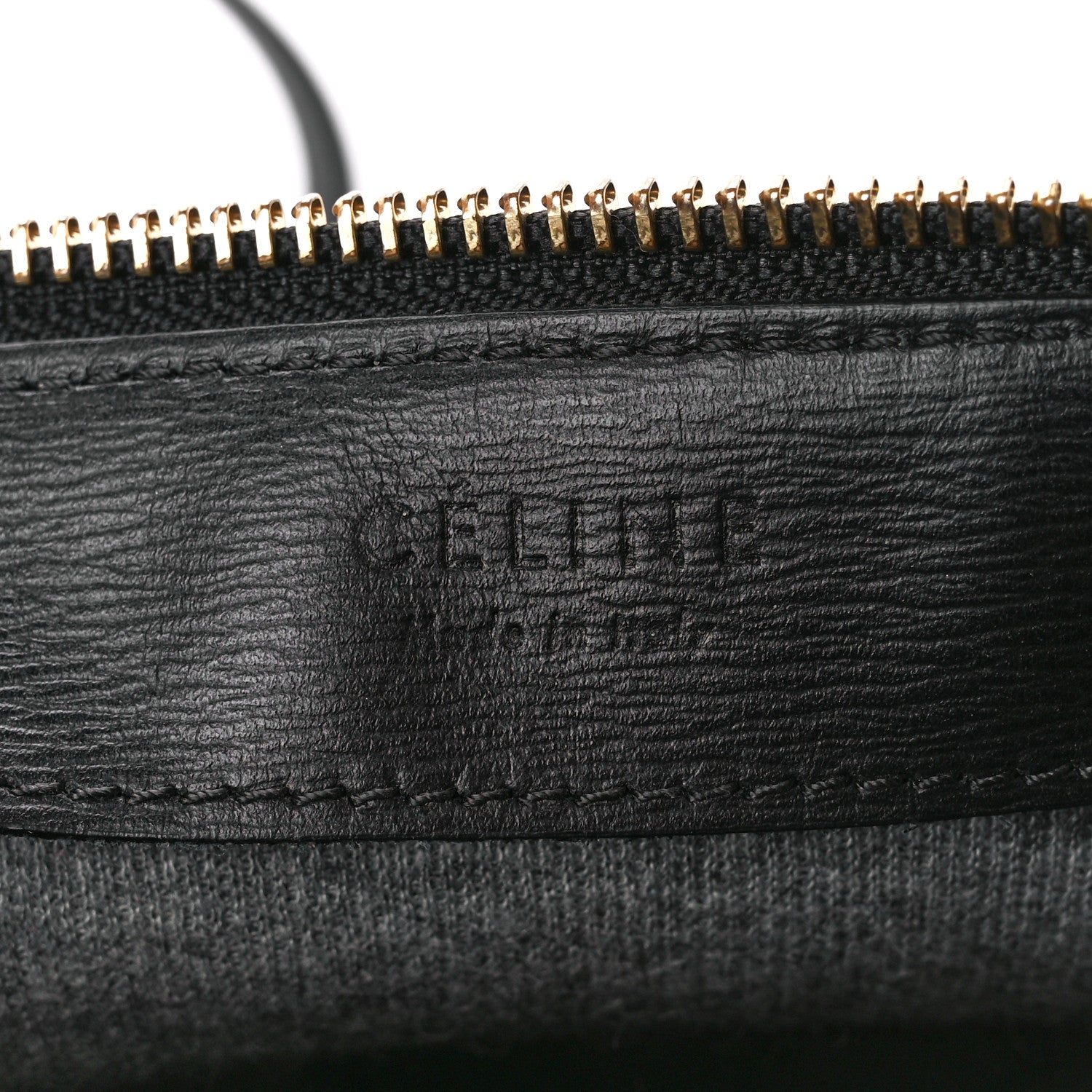 Celine Liege Calfskin Small Trio Crossbody Bag Black 8 of 13