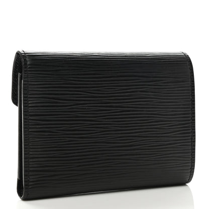 Louis Vuitton Epi Victorine Wallet Black 3 of 9
