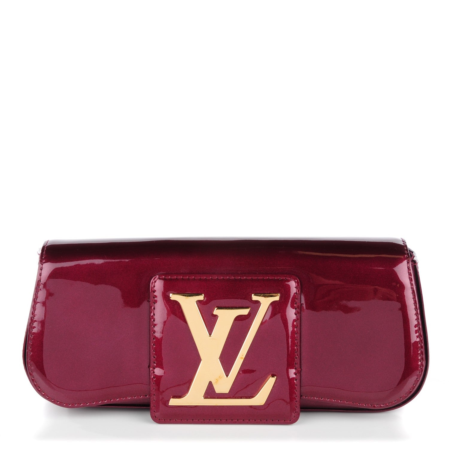 Louis Vuitton Patent Sobe Clutch Rouge Fauviste 1 of 7