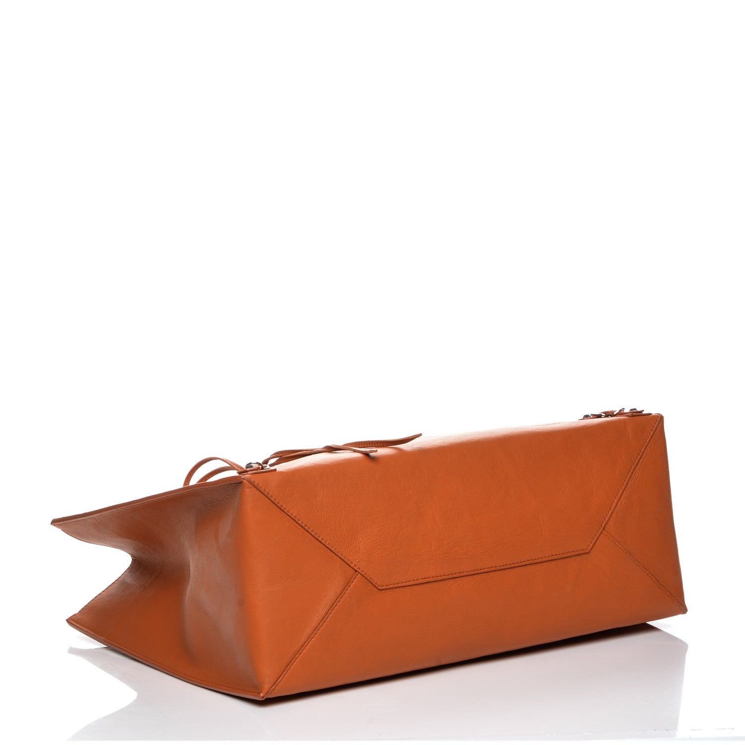 Balenciaga Veau Papier A4 Tote Tangerine 4 of 9