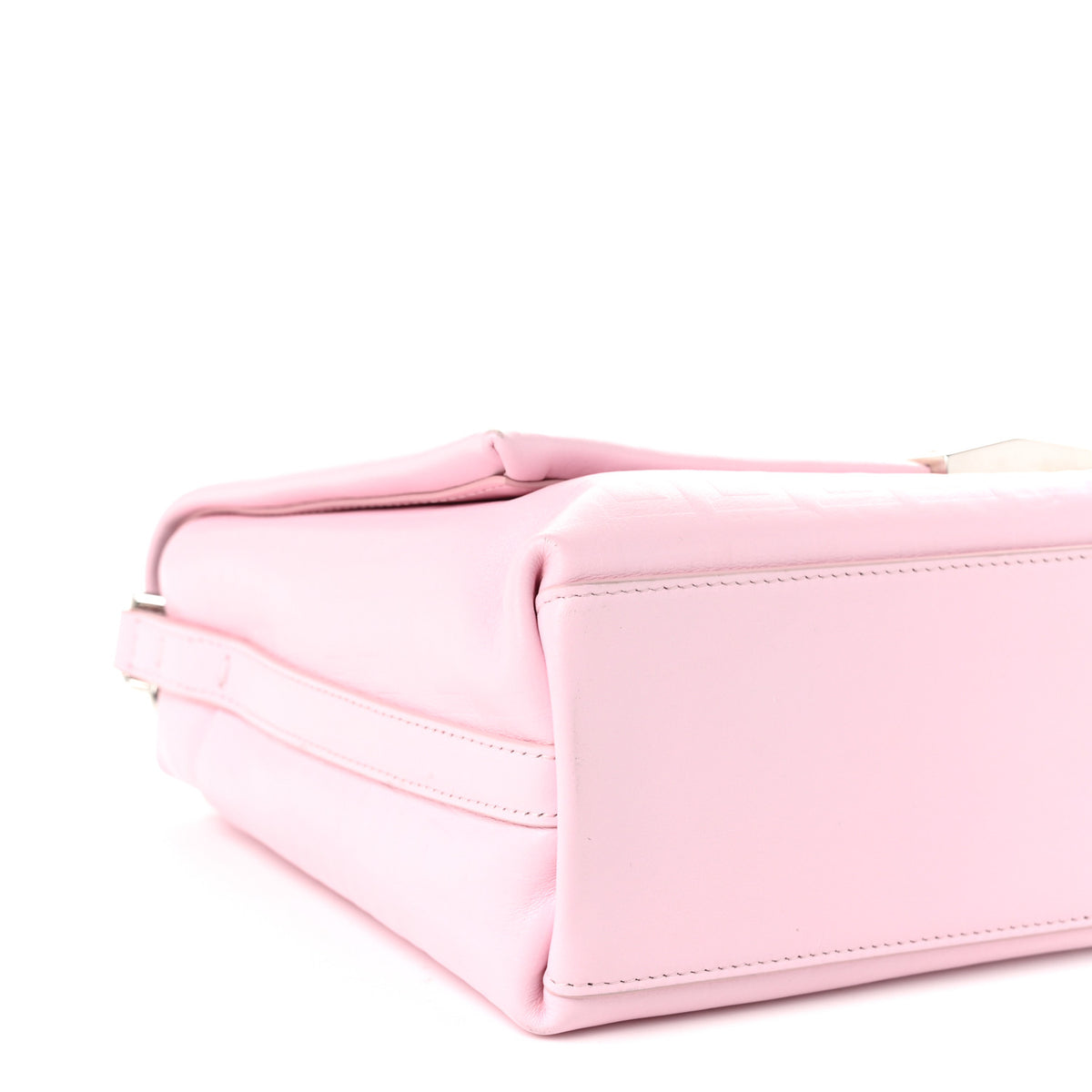 Givenchy Soft Calfskin 4G Embossed Medium Shoulder Bag Pale Pink 9 of 11