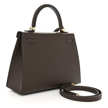Hermes Epsom Kelly Sellier 25 Ecorce 3 of 13