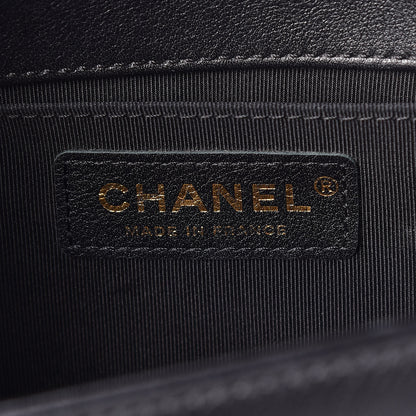 Chanel Calfskin Quilted Medium Boy Flap Black 6 of 9