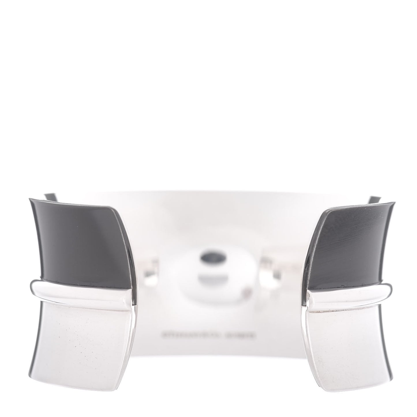 Titanium Sterling Silver 1837 Wide Belt Cuff Bracelet